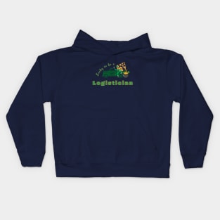 Lucky to be a Logistician st Patricks day Kids Hoodie